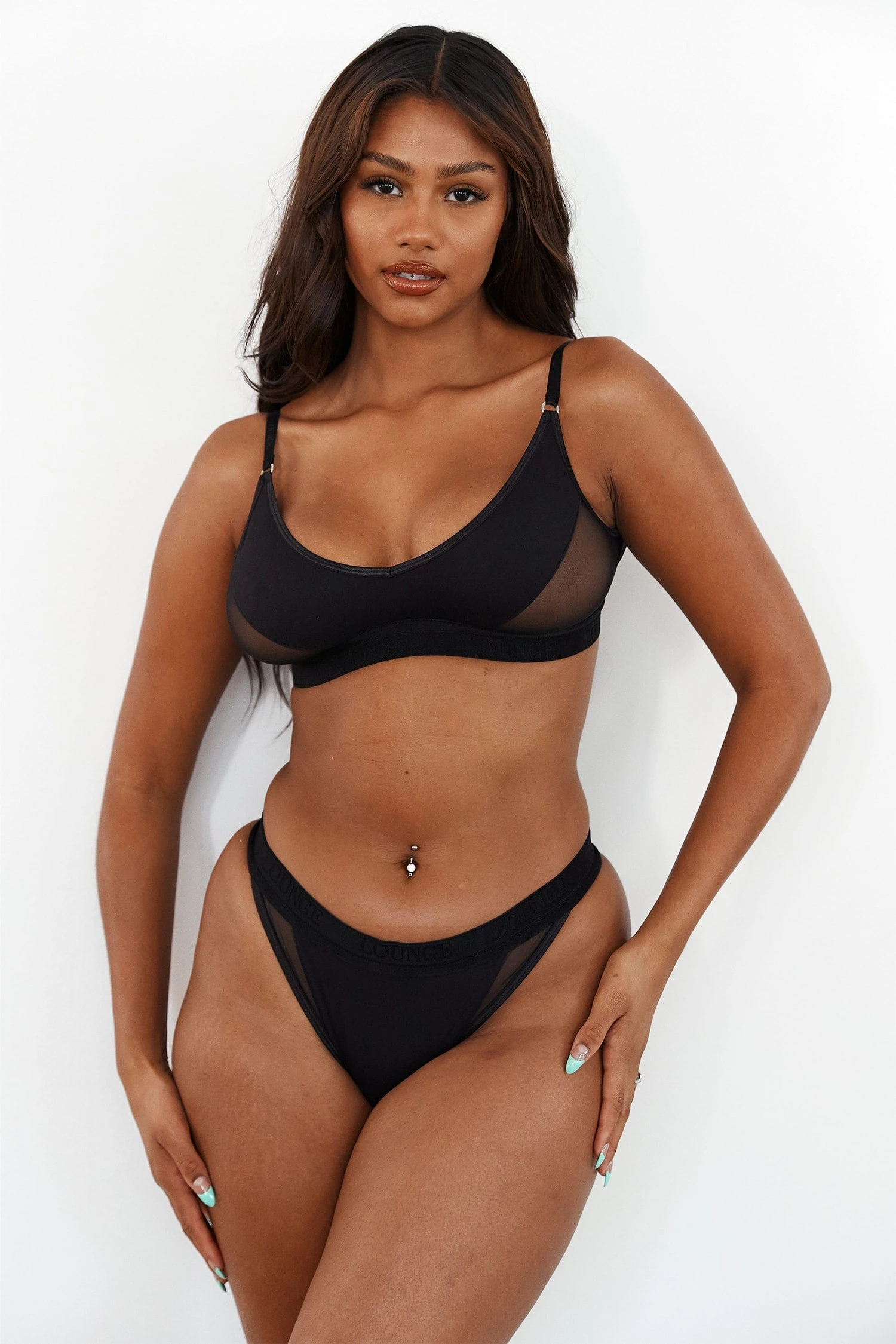 Lounge Underwear Contour Mesh Bra (Set) - Black BH Ohne Bügel Sets 3 Lounge Underwear Contour Mesh Bra (Set) - Black BH Ohne Bügel Sets