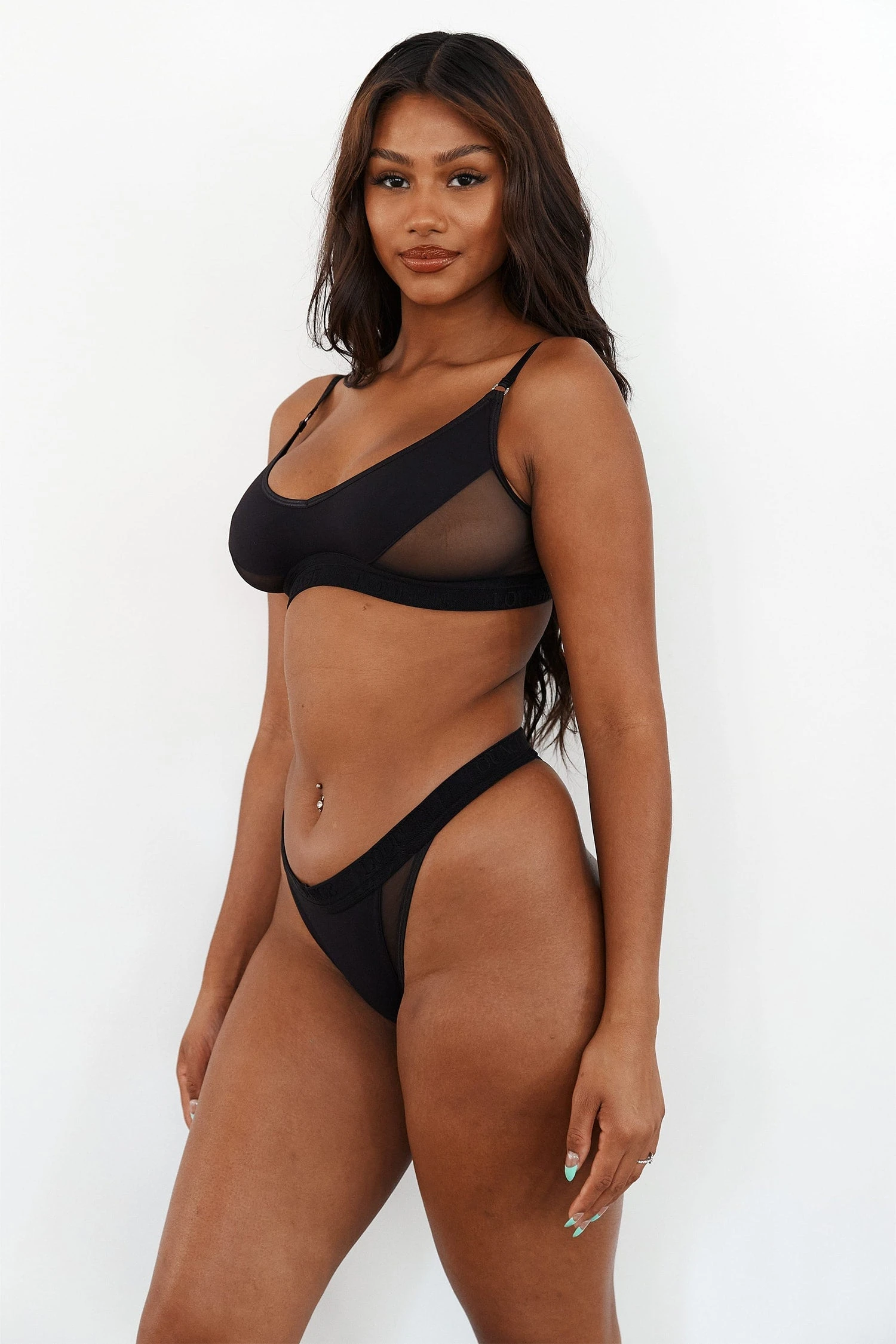 Lounge Underwear Contour Mesh Bra (Set) - Black BH Ohne Bügel Sets 6 Lounge Underwear Contour Mesh Bra (Set) - Black BH Ohne Bügel Sets