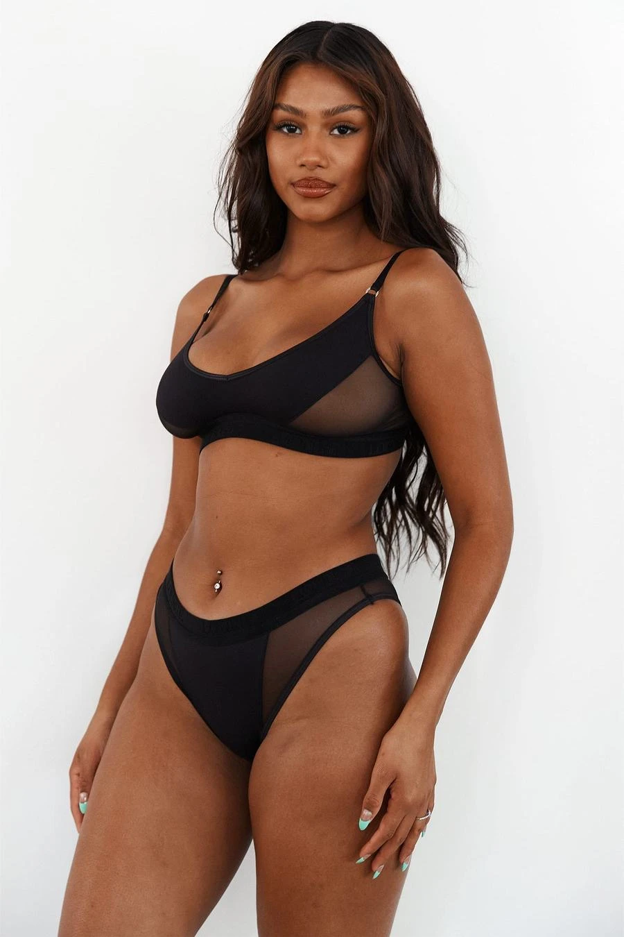 Lounge Underwear Contour Mesh Bra (Set) - Black BH Ohne Bügel Sets 18 Lounge Underwear Contour Mesh Bra (Set) - Black BH Ohne Bügel Sets