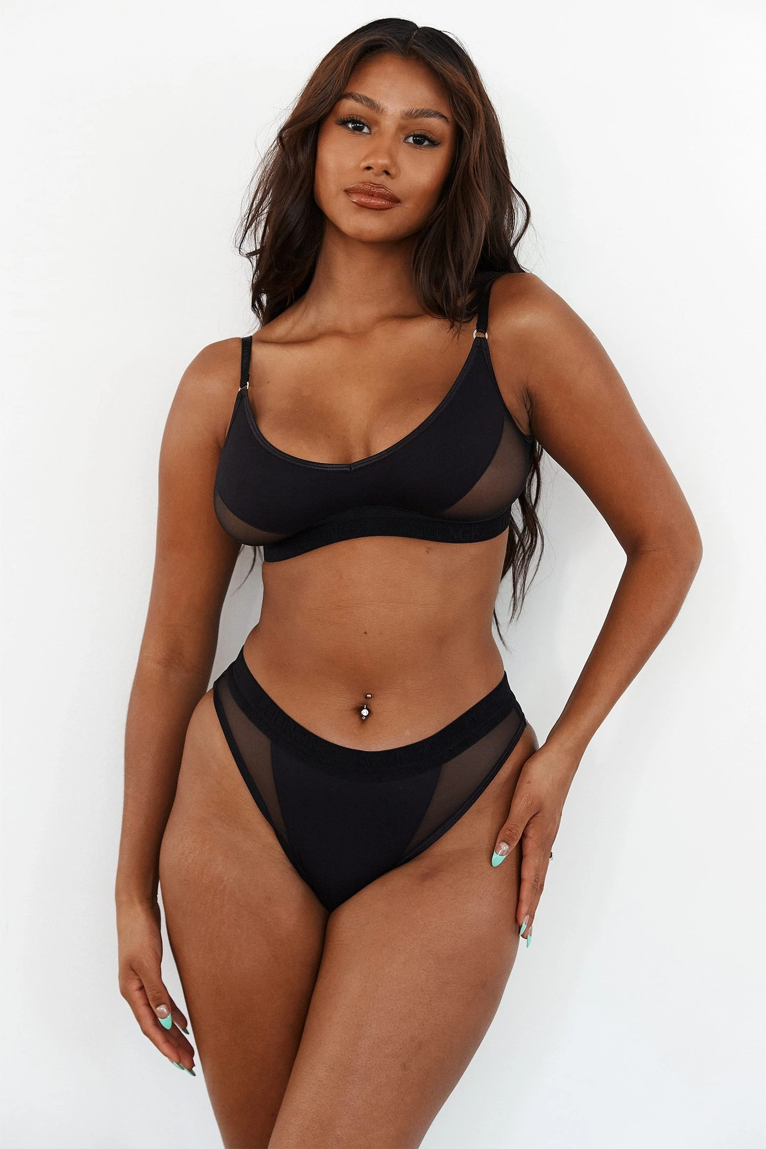 Lounge Underwear Contour Mesh Bra (Set) - Black BH Ohne Bügel Sets 15 Lounge Underwear Contour Mesh Bra (Set) - Black BH Ohne Bügel Sets