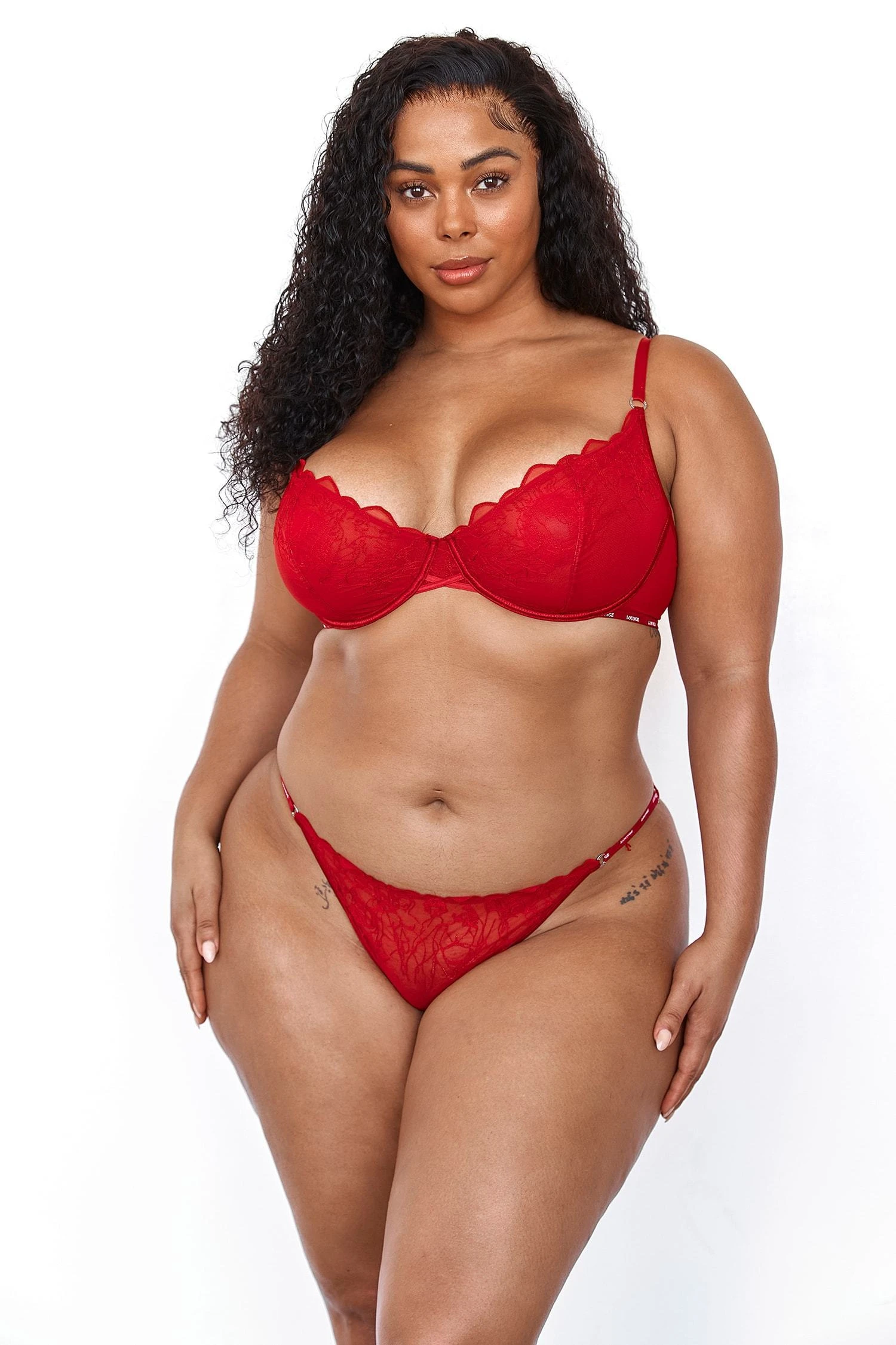 Lounge Underwear Illustration Balcony Bra (Set) - Maroon 13 Lounge Underwear Illustration Balcony Bra (Set) - Maroon