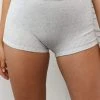 Lounge Underwear Ribbed High Waisted Shorts - Frost