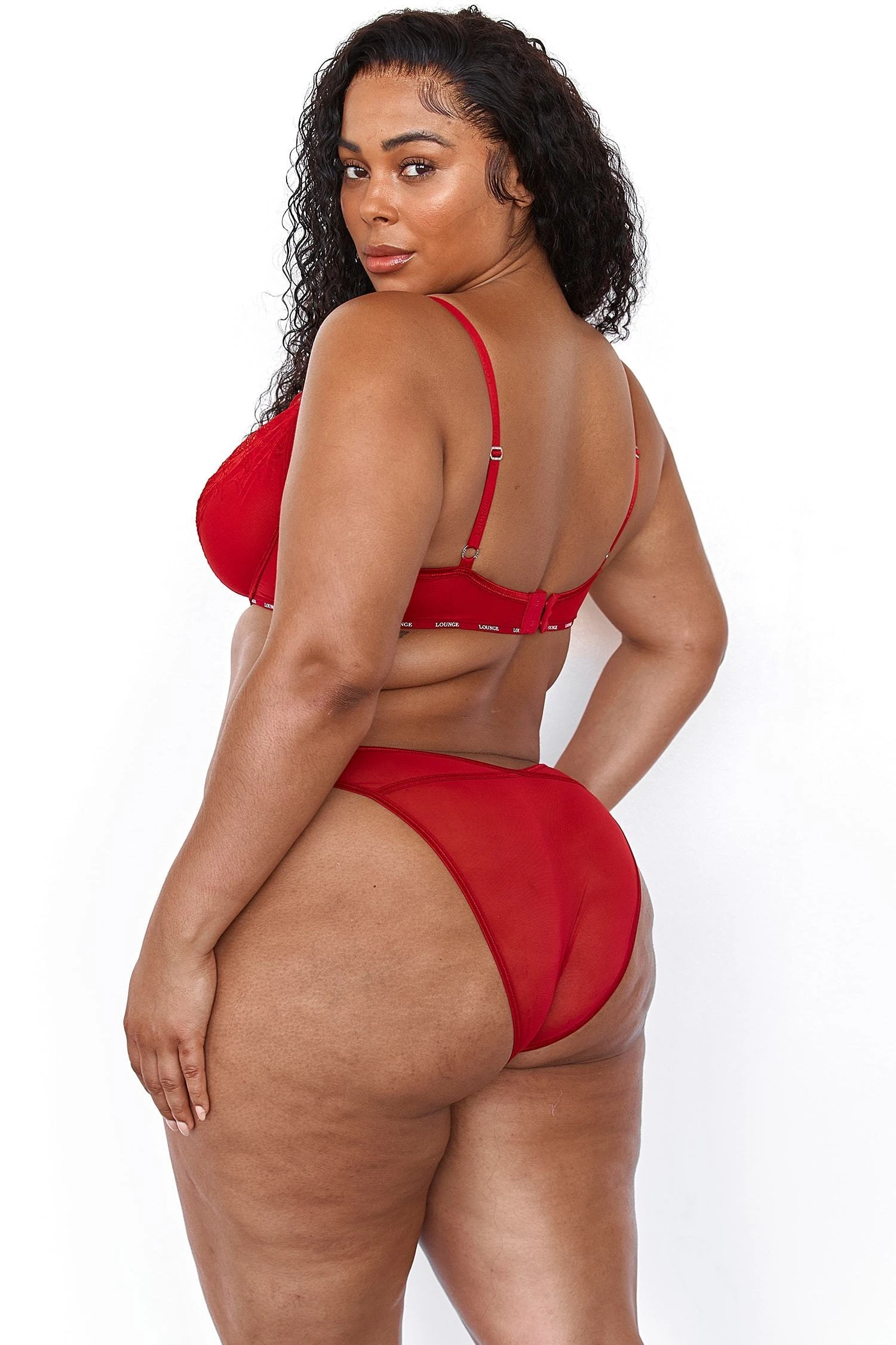 Lounge Underwear Illustration Balcony Bra (Set) - Maroon 15 Lounge Underwear Illustration Balcony Bra (Set) - Maroon