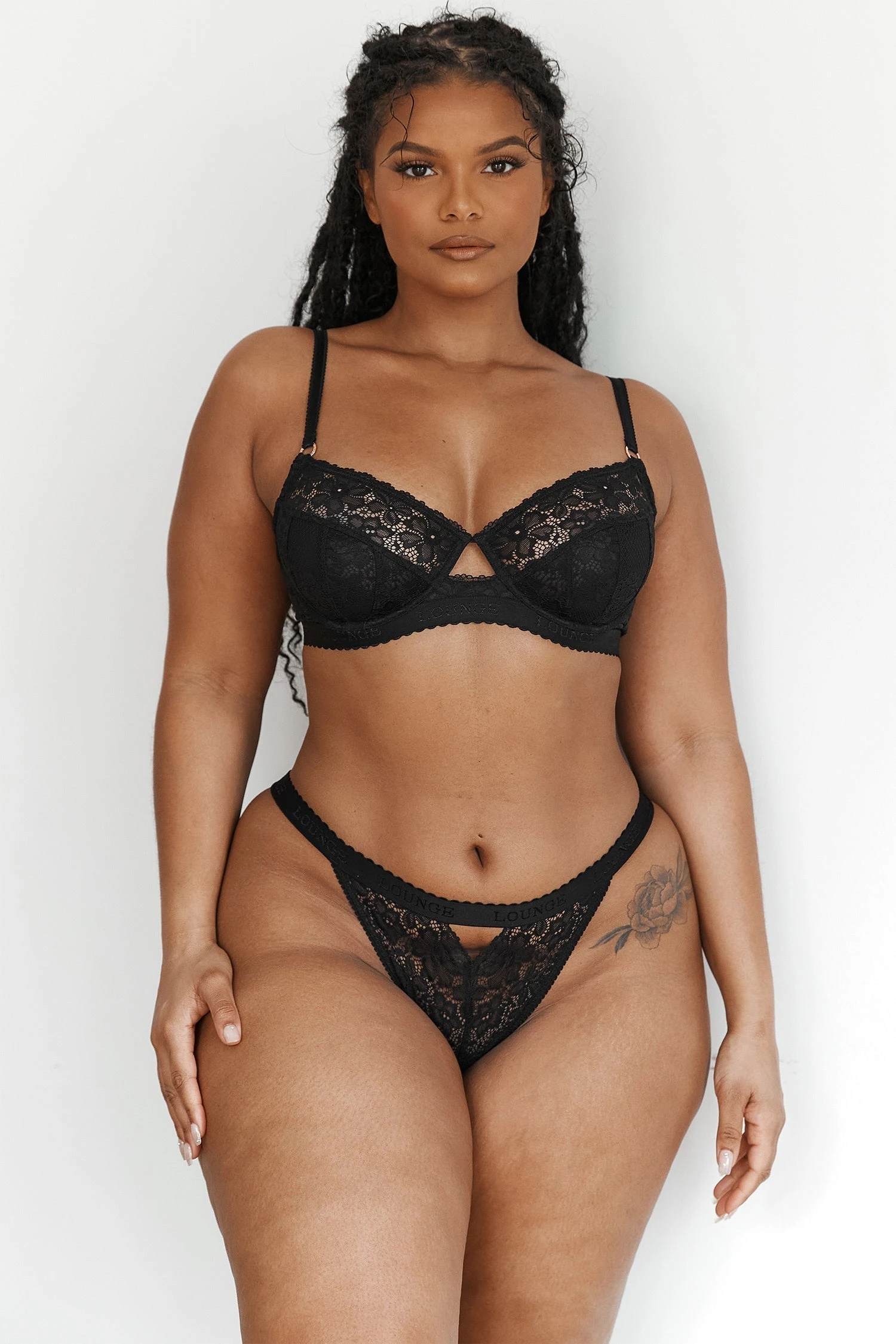 Lounge Underwear Flair Balcony Bra (Set) - Black 11 Lounge Underwear Flair Balcony Bra (Set) - Black