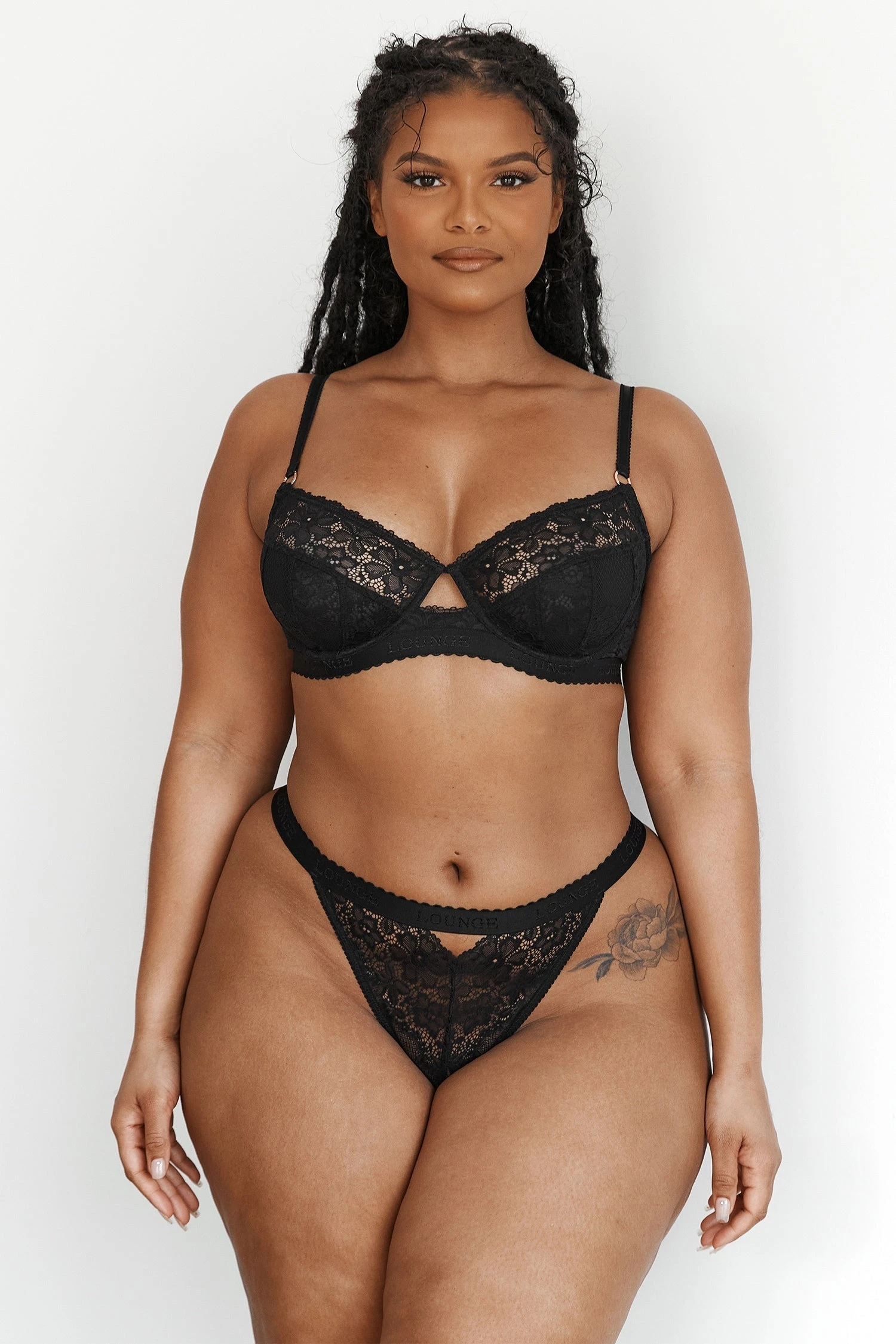 Lounge Underwear Flair Balcony Bra (Set) - Black 3 Lounge Underwear Flair Balcony Bra (Set) - Black