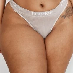 Lounge Underwear String Und Slip Seamless Thong - Mink 13 Lounge Underwear String Und Slip Seamless Thong - Mink