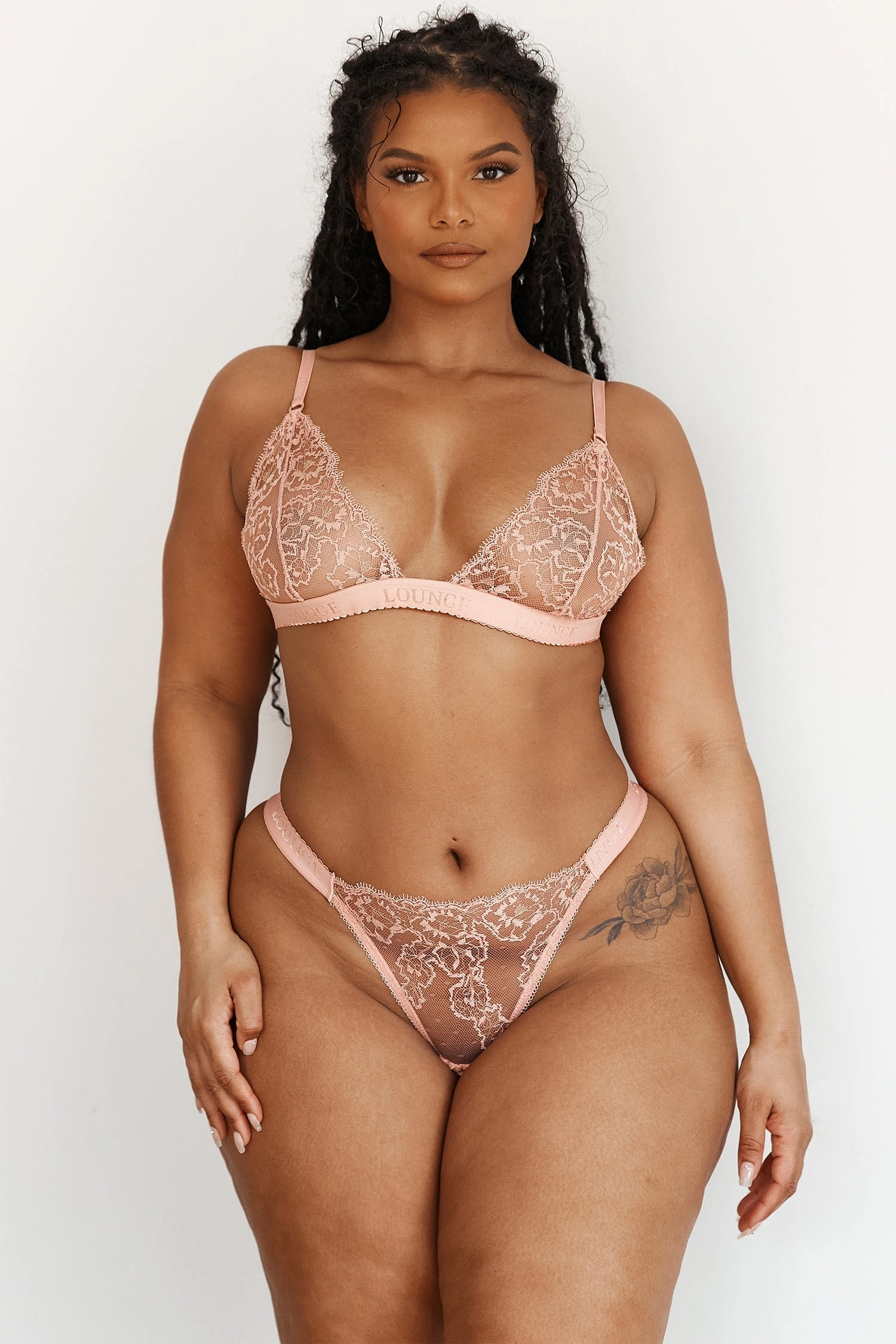 Lounge Underwear Embroidered Triangle Bra (Set) - Pink Bestsellers 7 Lounge Underwear Embroidered Triangle Bra (Set) - Pink Bestsellers