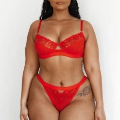 Lounge Underwear Neuheiten Flair Balcony Bra (Set) - Red