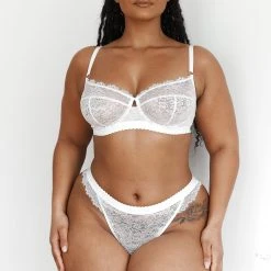 Lounge Underwear Neuheiten Desire Balcony Bra (Set) - White
