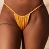 Lounge Underwear Neuheiten Floral Bikini Briefs - Yellow 2 Lounge Underwear Neuheiten Floral Bikini Briefs - Yellow