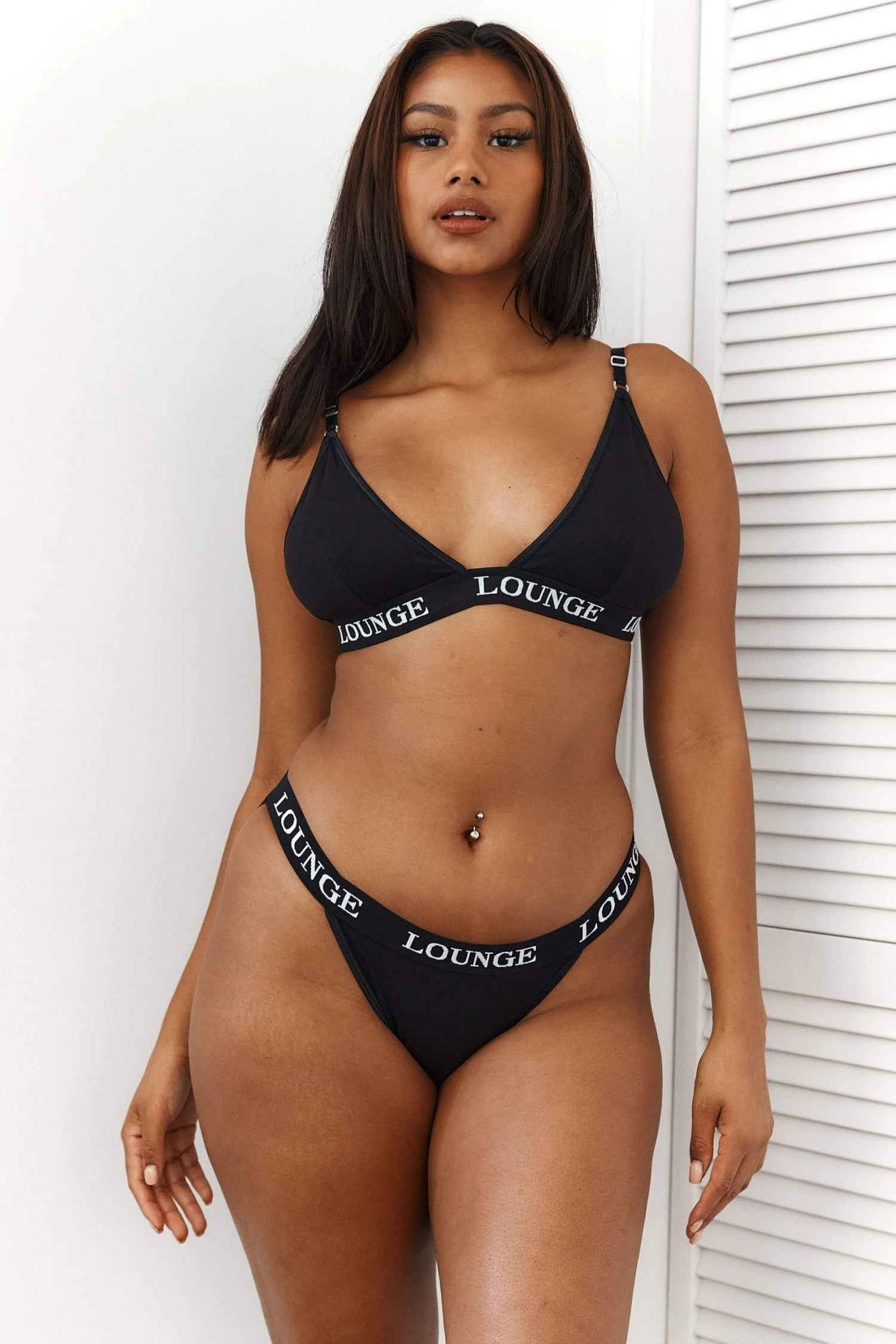 Lounge Underwear Bamboo Triangle Bra (Set) - All Black BH Ohne Bügel Sets 11 Lounge Underwear Bamboo Triangle Bra (Set) - All Black BH Ohne Bügel Sets