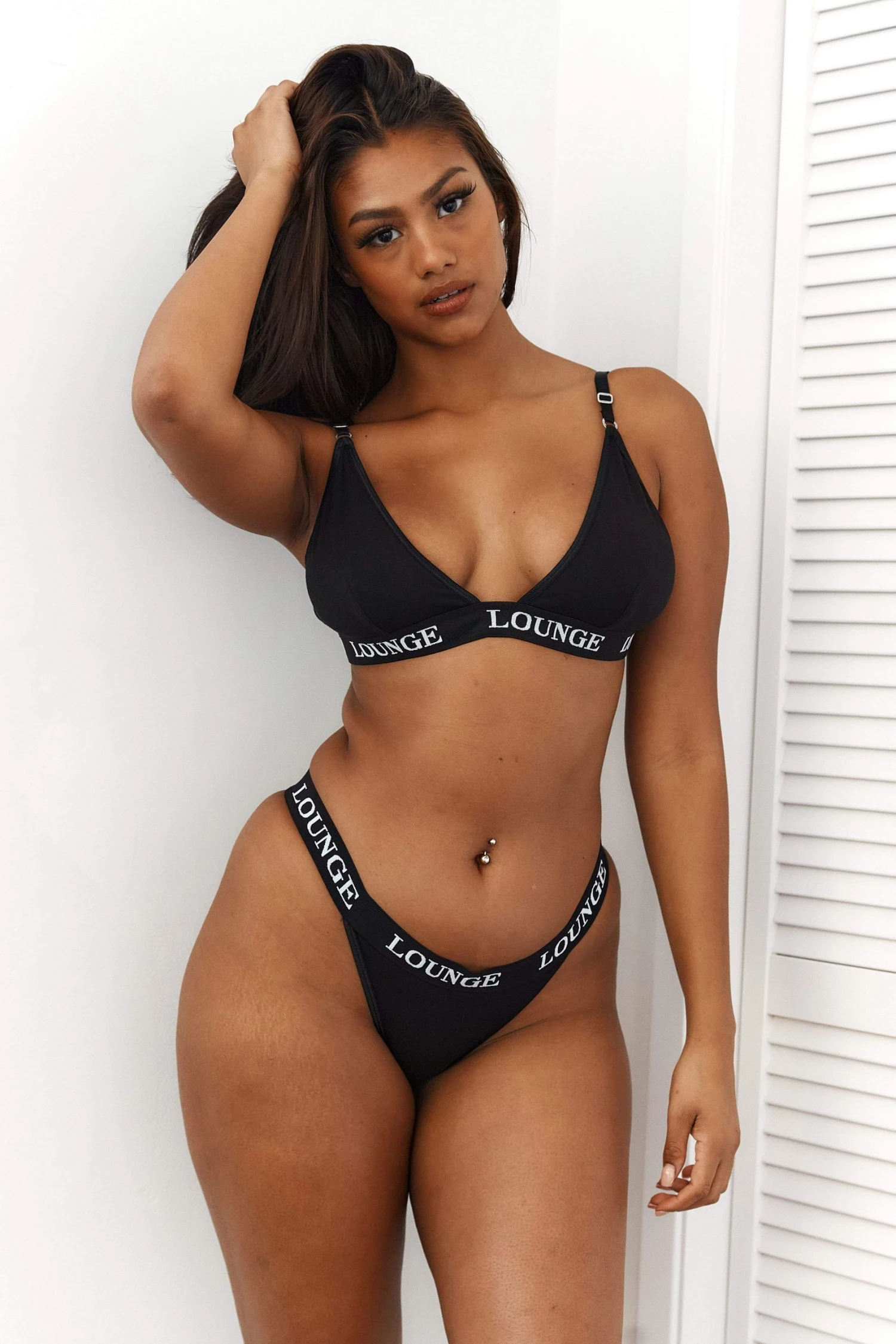 Lounge Underwear Bamboo Triangle Bra (Set) - All Black BH Ohne Bügel Sets 7 Lounge Underwear Bamboo Triangle Bra (Set) - All Black BH Ohne Bügel Sets