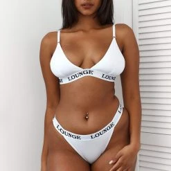 Lounge Underwear BH Ohne Bügel Sets Bamboo Triangle Bra (Set) - All White 26 Lounge Underwear BH Ohne Bügel Sets Bamboo Triangle Bra (Set) - All White