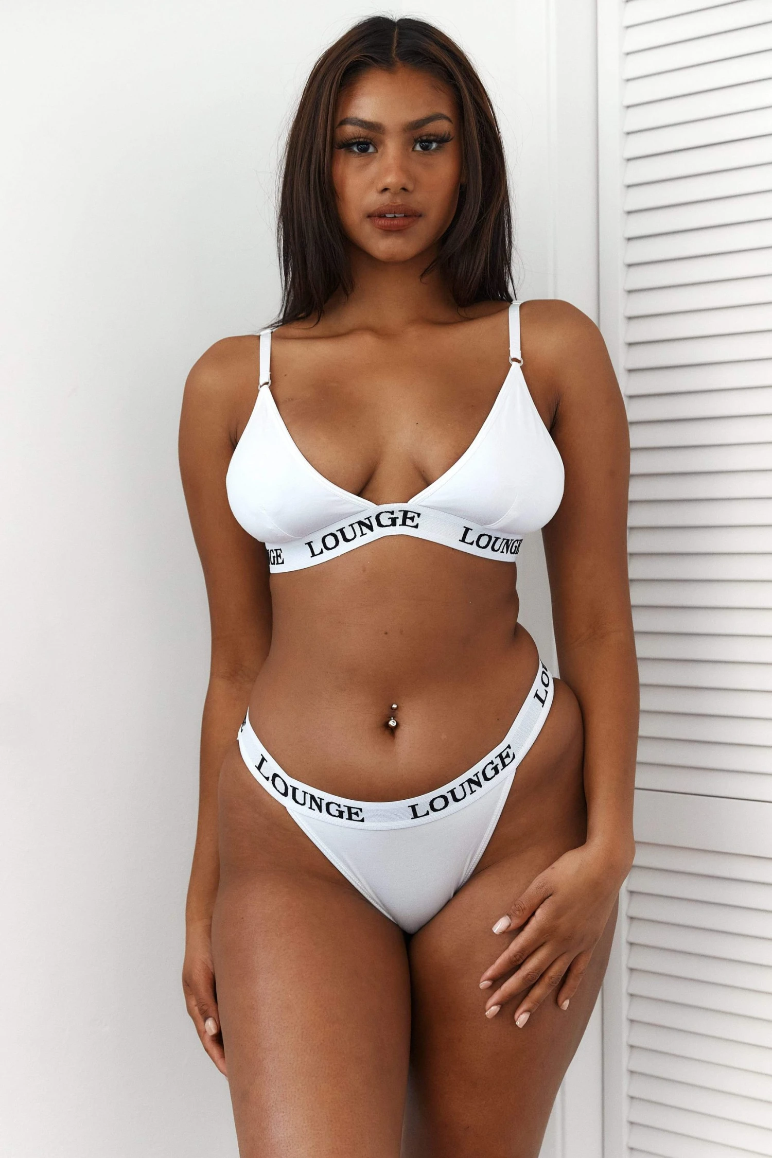 Lounge Underwear BH Ohne Bügel Sets Bamboo Triangle Bra (Set) - All White 11 Lounge Underwear BH Ohne Bügel Sets Bamboo Triangle Bra (Set) - All White