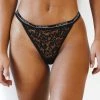 Lounge Underwear Balcony Thong - Black String Und Slip 1 Lounge Underwear Balcony Thong - Black String Und Slip