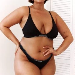 Lounge Underwear Bamboo Minimal Triangle Bra (Set) - Black BH Ohne Bügel Sets 23 Lounge Underwear Bamboo Minimal Triangle Bra (Set) - Black BH Ohne Bügel Sets