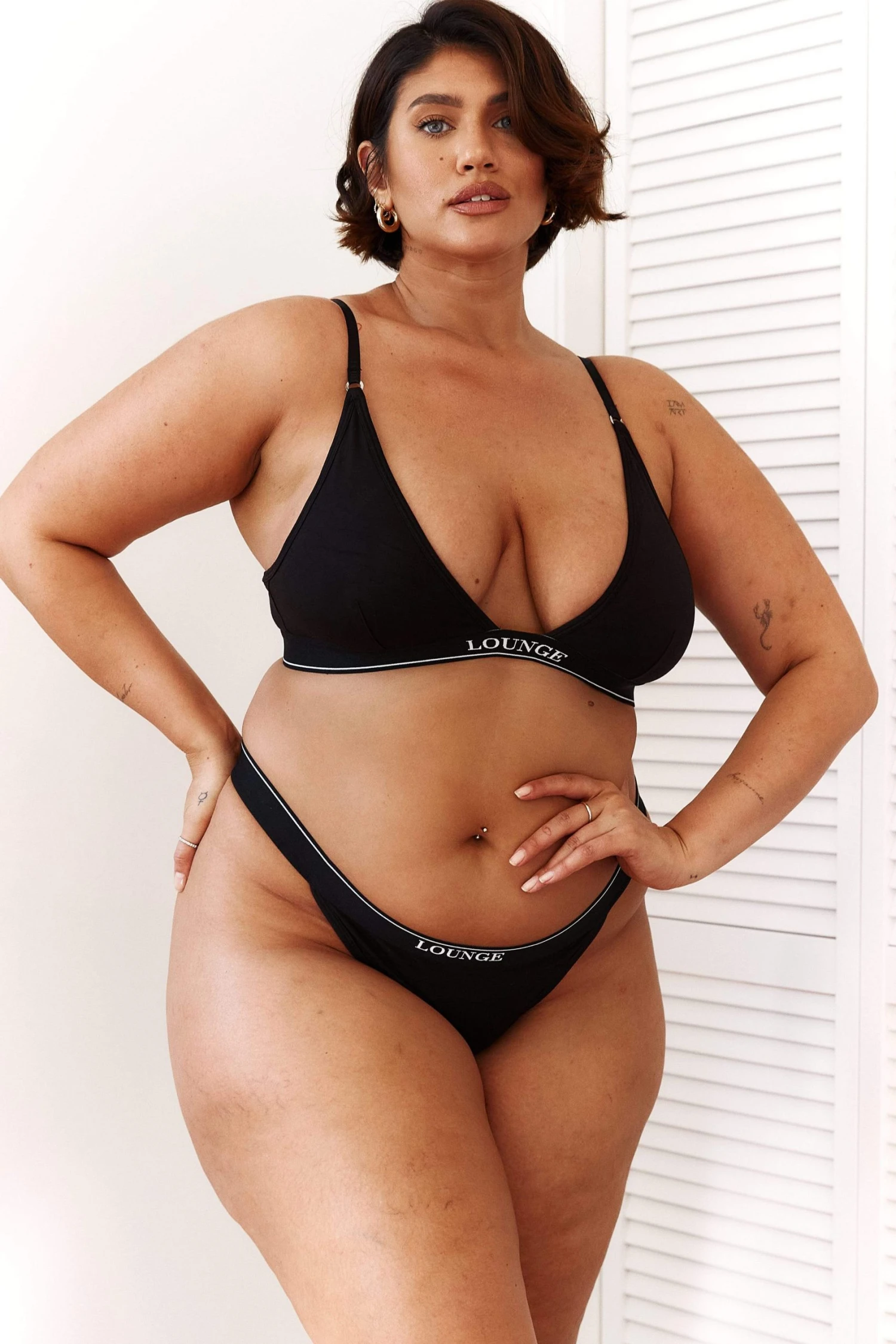 Lounge Underwear Bamboo Minimal Triangle Bra (Set) - Black BH Ohne Bügel Sets 7 Lounge Underwear Bamboo Minimal Triangle Bra (Set) - Black BH Ohne Bügel Sets