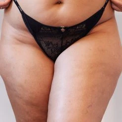 Lounge Underwear Sustainable Charmed Balcony Thong - Black 12 Lounge Underwear Sustainable Charmed Balcony Thong - Black