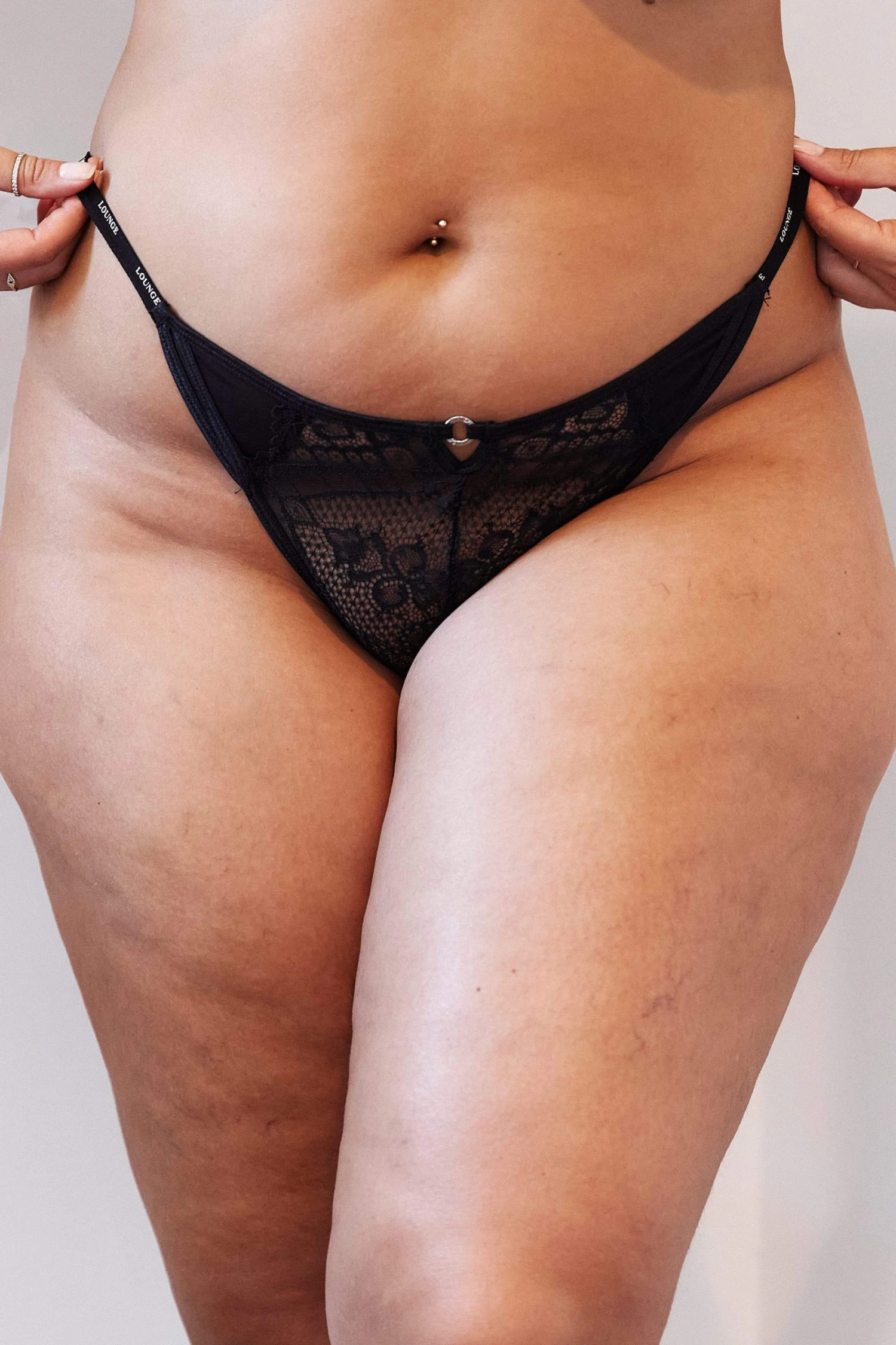 Lounge Underwear Sustainable Charmed Balcony Thong - Black 6 Lounge Underwear Sustainable Charmed Balcony Thong - Black