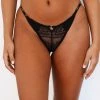 Lounge Underwear String Und Slip Sustainable Charmed Balcony Briefs - Black 1 Lounge Underwear String Und Slip Sustainable Charmed Balcony Briefs - Black