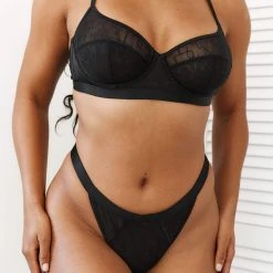 Lounge Underwear Chic Balcony Bra (Set) - Black 13 Lounge Underwear Chic Balcony Bra (Set) - Black