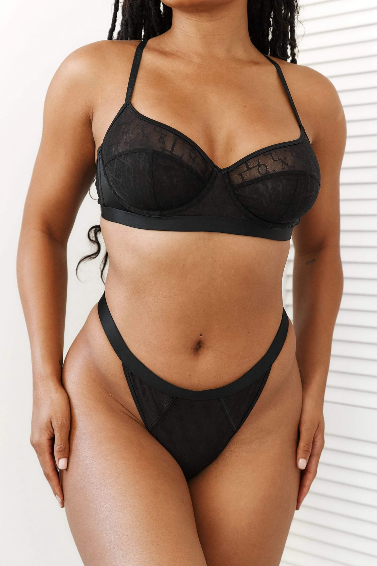 Lounge Underwear Chic Balcony Bra (Set) - Black 6 Lounge Underwear Chic Balcony Bra (Set) - Black