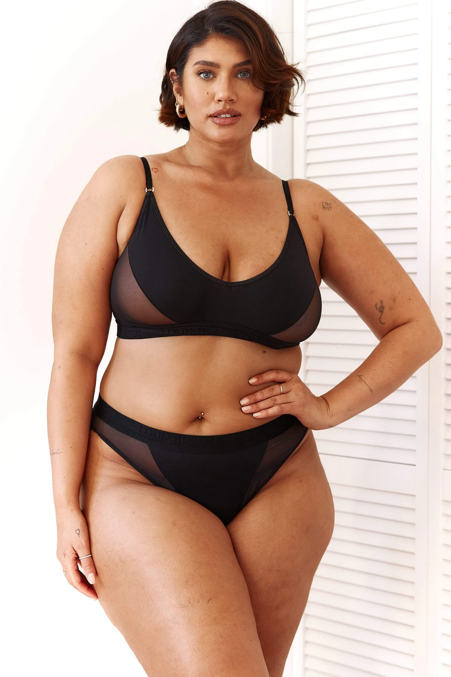 Lounge Underwear Contour Mesh Bra (Set) - Black BH Ohne Bügel Sets 19 Lounge Underwear Contour Mesh Bra (Set) - Black BH Ohne Bügel Sets