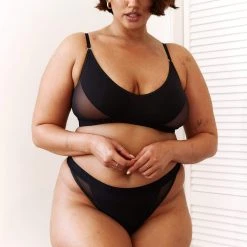 Lounge Underwear Contour Mesh Bra (Set) - Black BH Ohne Bügel Sets 27 Lounge Underwear Contour Mesh Bra (Set) - Black BH Ohne Bügel Sets