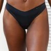 Lounge Underwear String Und Slip Seamless Mesh Cheeky Briefs - Black 1 Lounge Underwear String Und Slip Seamless Mesh Cheeky Briefs - Black