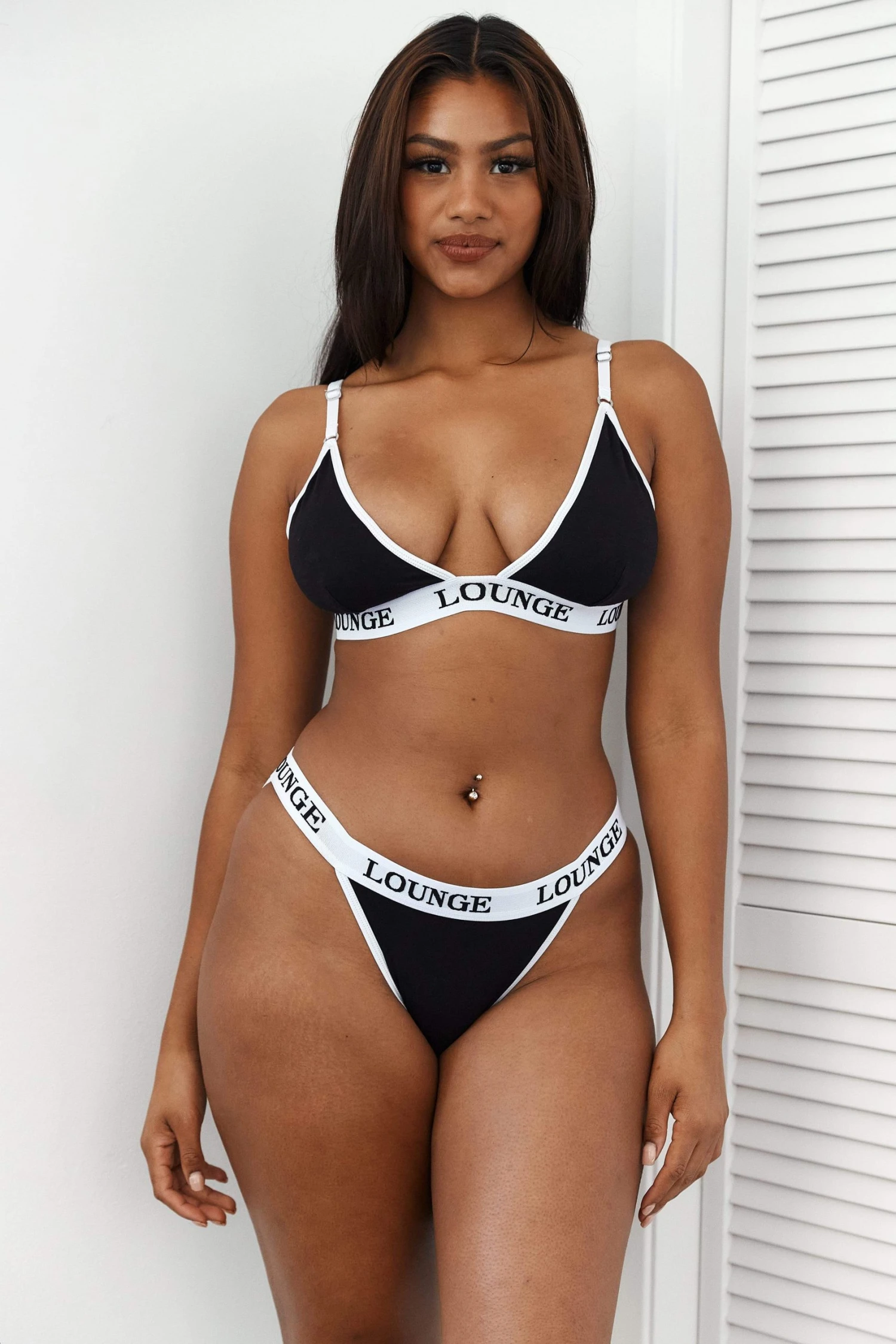 Lounge Underwear BH Ohne Bügel Sets Bamboo Triangle Bra (Set) - Black & White 11 Lounge Underwear BH Ohne Bügel Sets Bamboo Triangle Bra (Set) - Black & White