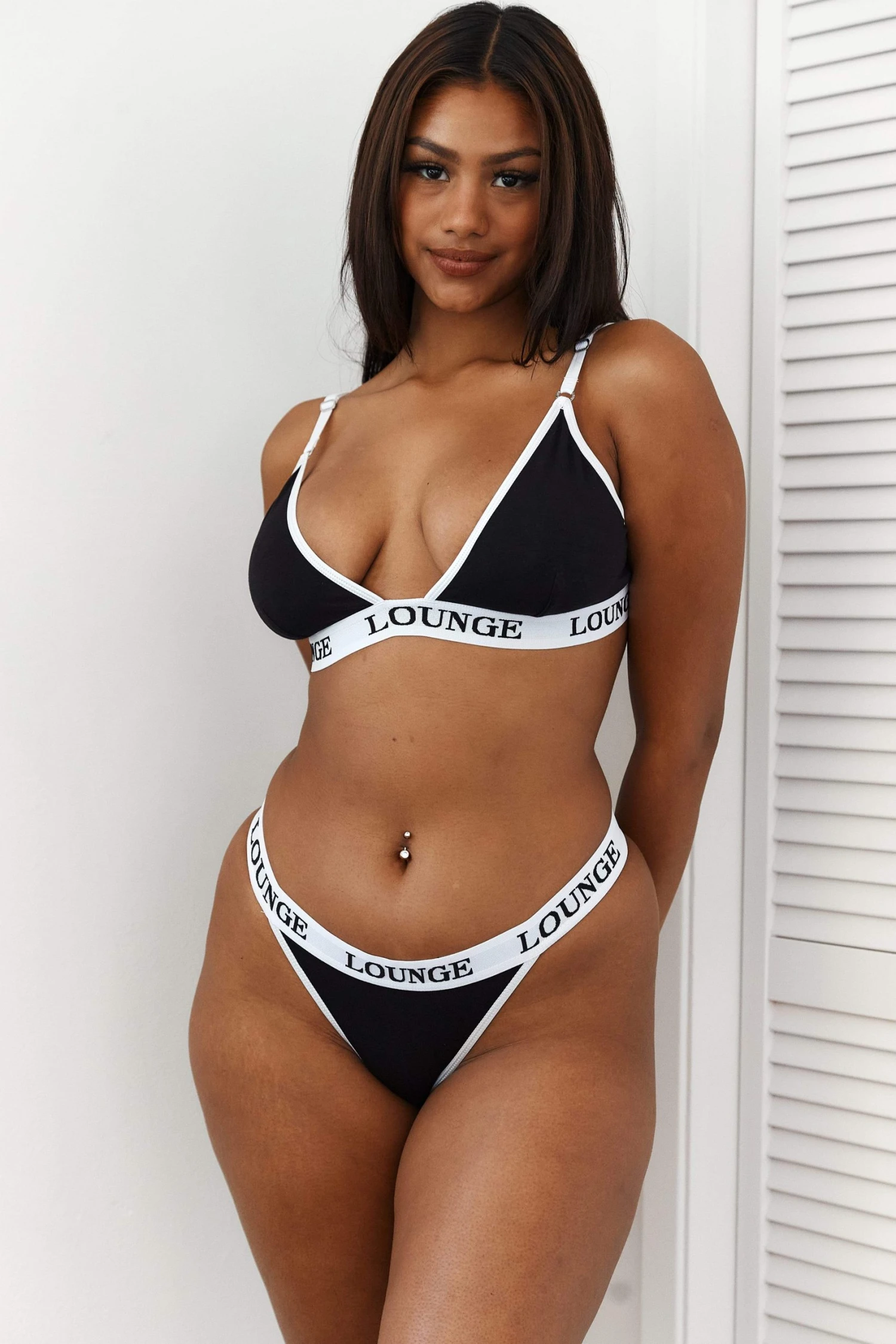 Lounge Underwear BH Ohne Bügel Sets Bamboo Triangle Bra (Set) - Black & White 3 Lounge Underwear BH Ohne Bügel Sets Bamboo Triangle Bra (Set) - Black & White