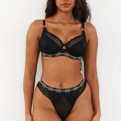 Lounge Underwear Vogue Balcony Bra (Set) - Black 23 Lounge Underwear Vogue Balcony Bra (Set) - Black