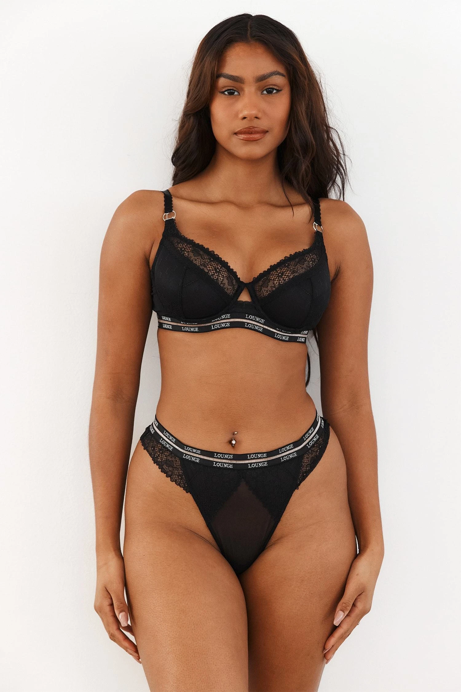 Lounge Underwear Vogue Balcony Bra (Set) - Black 7 Lounge Underwear Vogue Balcony Bra (Set) - Black