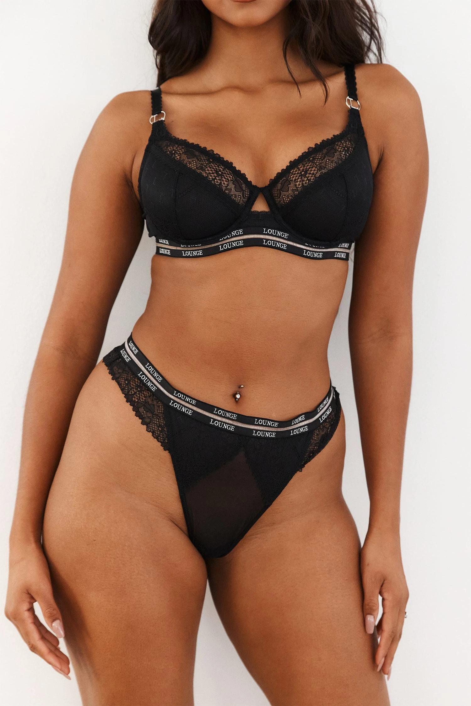 Lounge Underwear Vogue Balcony Bra (Set) - Black 10 Lounge Underwear Vogue Balcony Bra (Set) - Black