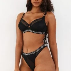 Lounge Underwear Vogue Balcony Bra (Set) - Black 25 Lounge Underwear Vogue Balcony Bra (Set) - Black