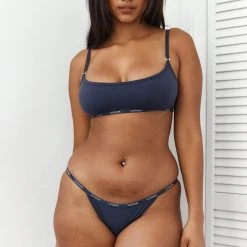 Lounge Underwear BH Ohne Bügel Sets Essential Bralette (Set) - Blue Charcoal