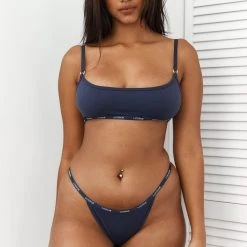 Lounge Underwear BH Ohne Bügel Sets Essential Bralette (Set) - Blue Charcoal