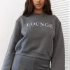 Lounge Underwear Tops Und Hoodys Essential Jumper - Charcoal 2 Lounge Underwear Tops Und Hoodys Essential Jumper - Charcoal