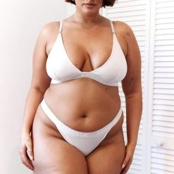 Lounge Underwear Bamboo Triangle Bra (Set) - All Cream BH Ohne Bügel Sets