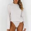 Lounge Underwear Crew Neck Jumper - Cream Bestsellers