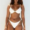 Lounge Underwear Bikinis New York Textured Bikini Top (Set) - Cream