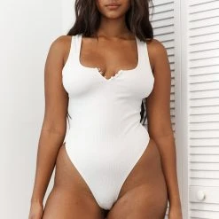 Lounge Underwear Essential Bodysuit - Cream