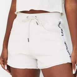 Lounge Underwear High Waisted Shorts - Cream