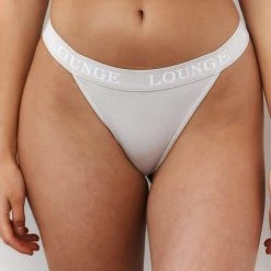 Lounge Underwear Bamboo Triangle Thong (Set) - All Cream Bestsellers