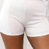 Lounge Underwear Essential Ribbed Shorts - Cream 1 Lounge Underwear Essential Ribbed Shorts - Cream