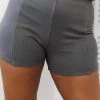 Lounge Underwear Essential Ribbed Shorts - Charcoal 2 Lounge Underwear Essential Ribbed Shorts - Charcoal