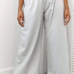 Lounge Underwear Frill Pyjama Trousers - Frost