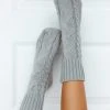 Lounge Underwear Schlaf Cosy Knitted Socks - Grey 2 Lounge Underwear Schlaf Cosy Knitted Socks - Grey