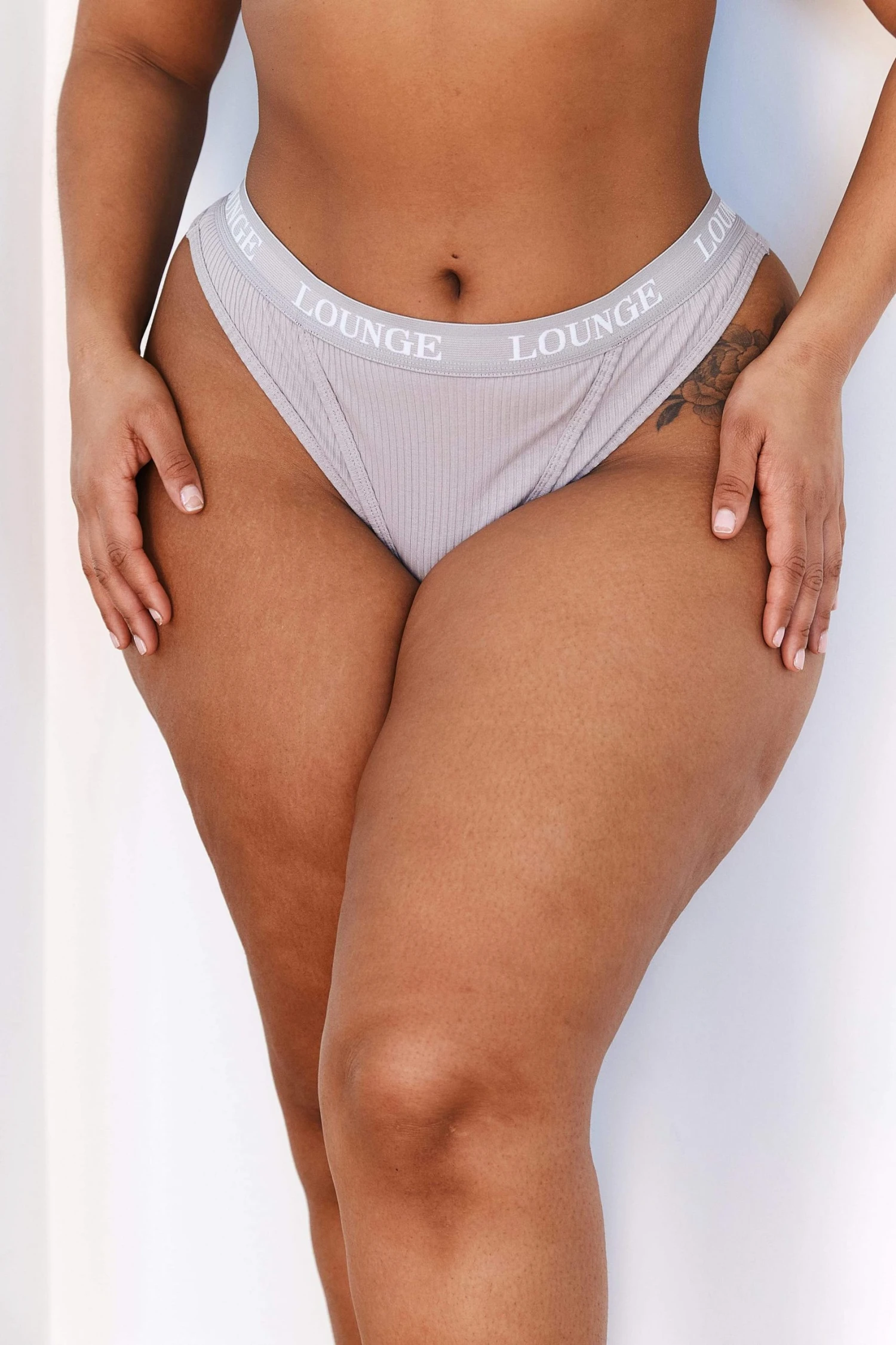 Lounge Underwear Bestsellers Ultra Comfort Ribbed Thong (Set) - Grey 3 Lounge Underwear Bestsellers Ultra Comfort Ribbed Thong (Set) - Grey