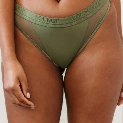 Lounge Underwear Contour Mesh Briefs (Set) - Khaki